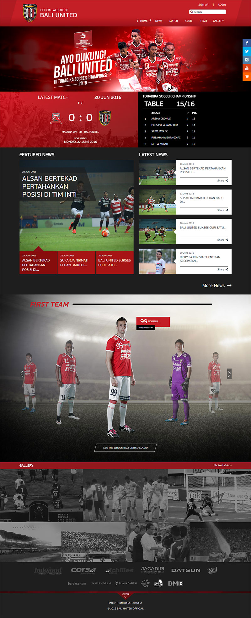 Bali United F.C. Official Web Portal